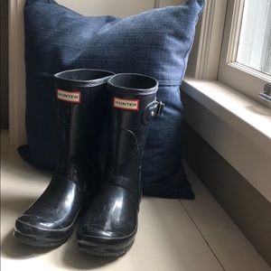 Hunter Original Short Wellies in Black